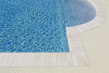 Scottsdale Travertine Pool Coping Installation